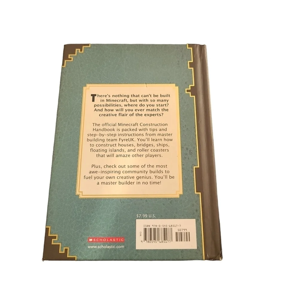 Minecraft Construction Handbook Hardcover Book